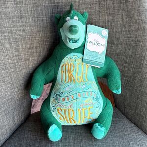 Disney Limited Edition  Baloo Wisdom Jungle Book Plush Bear stuffed animal NWT!